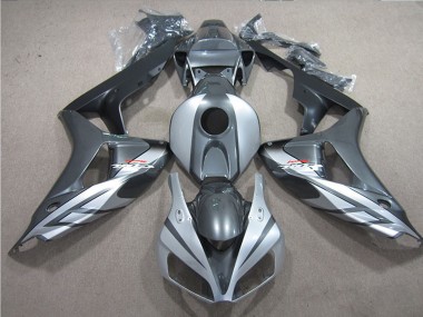 Carenados Moto Honda CBR1000RR 2006-2007 - Plata Gris Negro Mate Fireblade Asequibles