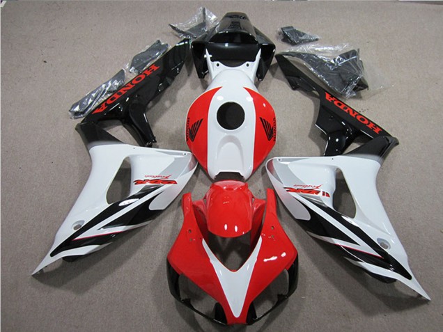 Carenados Moto Honda CBR1000RR 2006-2007 - Blanco Rojo Negro Brillante Fireblade Asequibles