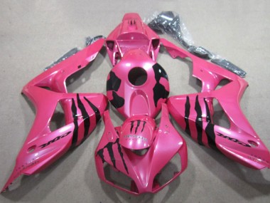 Carenados Moto Honda CBR1000RR 2006-2007 - Rosa Negro Monstruo Asequibles