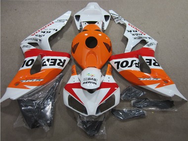 Carenados Moto Honda CBR1000RR 2006-2007 - Blanco Naranja Rojo Negro Repsol Asequibles
