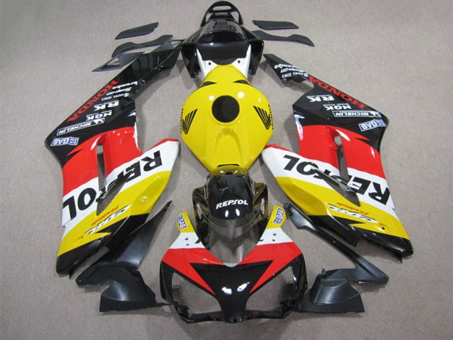 Carenado Moto Honda CBR1000RR 2004-2005 - Amarillo Blanco Rojo Negro Brillante Repsol Asequibles