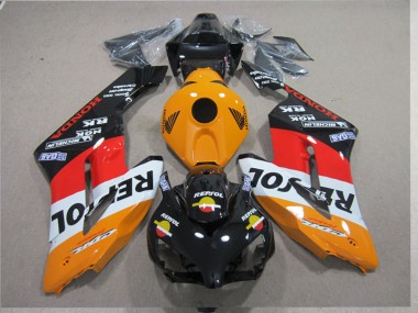 Kits Carenados Moto Honda CBR1000RR 2004-2005 - Naranja Blanco Rojo Negro Brillante Repsol Asequibles