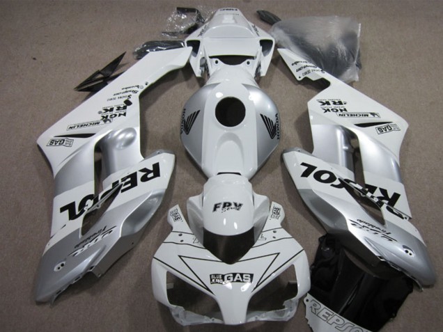 Kits Carenado Moto Honda CBR1000RR 2004-2005 - Blanco Plata Negro Repsol Asequibles