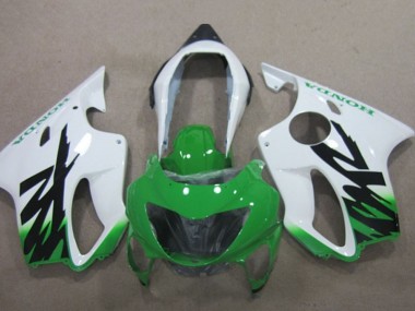 Carenados Moto Honda CBR600 F4 1999-2000 - Blanco Verde Asequibles