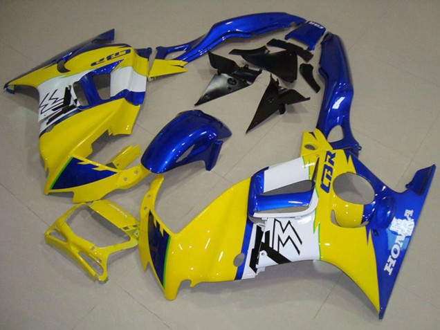 Carenados Moto Honda CBR600 F3 1995-1996 - Azul Blanco Amarillo Asequibles
