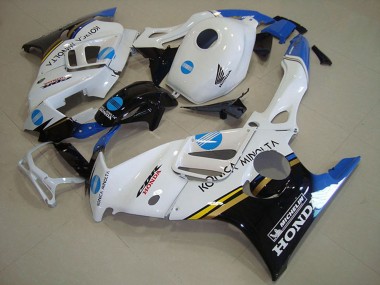 Carenados Moto Honda CBR600 F3 1995-1996 - Blanco Azul Negro Brillante Konica Minolta Asequibles