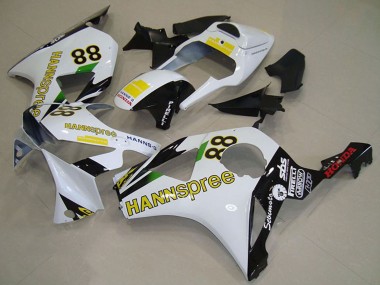 Carenados Moto Honda CBR900RR 954 2002-2003 - Blanco Amarillo Negro Brillante Hannspree 88 Asequibles