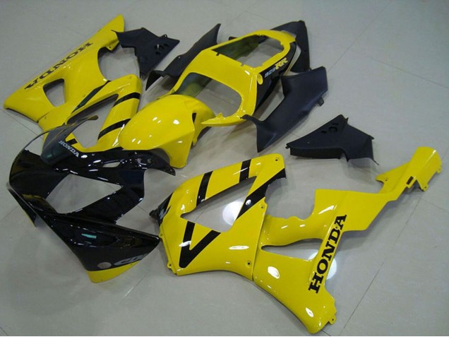 Carenado Moto Honda CBR900RR 929 2000-2001 - Amarillo Negro Brillante Asequibles