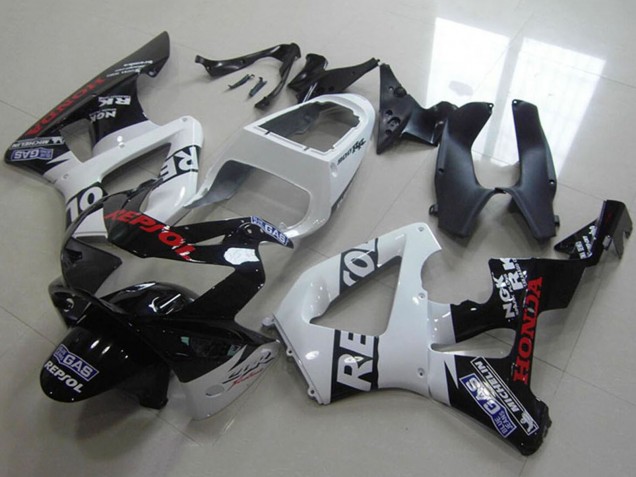 Carenados Moto Honda CBR900RR 929 2000-2001 - Blanco Negro Brillante Rojo Repsol Asequibles