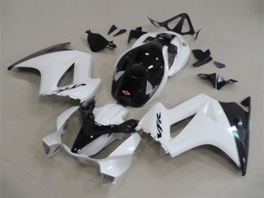 Carenados Moto Honda VFR 800 2002-2013 - Blanco Negro Brillante Asequibles
