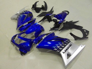 Carenados Moto Kawasaki ZX250R 2008-2012 - Azul Plata Asequibles