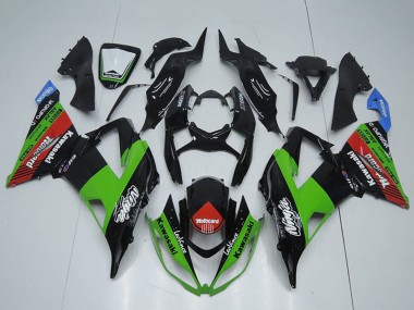 Carenados Moto Kawasaki ZX6R 2013-2018 - Negro Brillante Verde Rojo Azul Motocard Asequibles