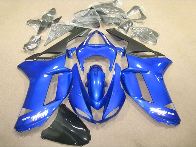 Carenados Moto Kawasaki ZX6R 2007-2008 - Azul Ninja 636 Asequibles