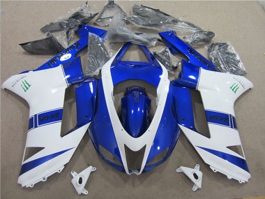 Carenados Moto Kawasaki ZX6R 2007-2008 - Azul Blanco Monstruo Asequibles