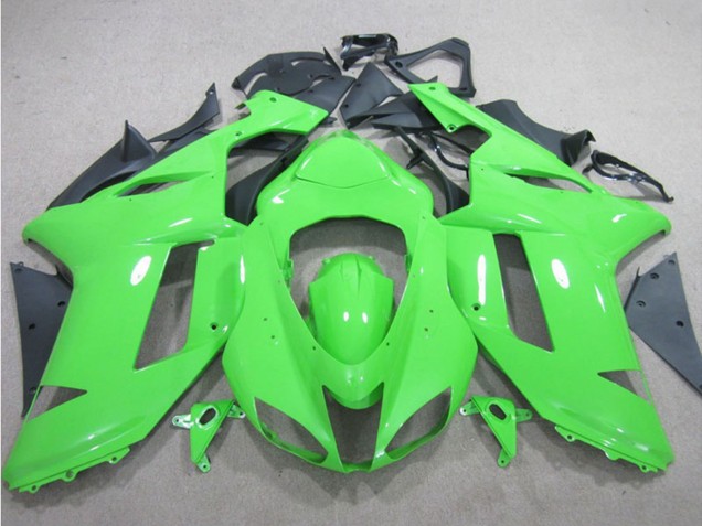 Carenados Moto Kawasaki ZX6R 2007-2008 - Verde Asequibles