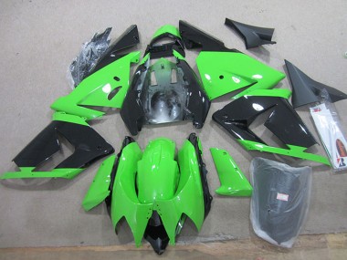Carenados Moto Kawasaki ZX10R 2004-2005 - Negro Verde Asequibles