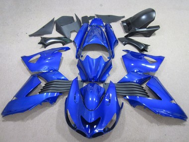 Carenado Moto Kawasaki ZX14R ZZR1400 2006-2011 - Azul Asequibles