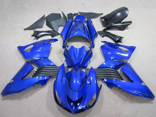 Carenado Moto Kawasaki ZX14R ZZR1400 2006-2011 - Azul Asequibles