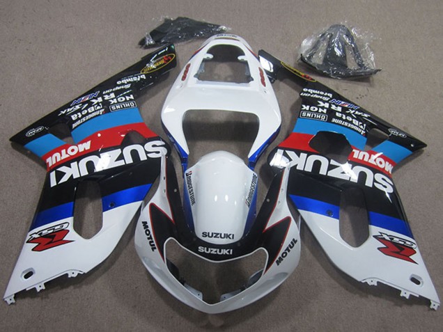 Carenados Moto Suzuki GSXR 600 2001-2003 - Blanco Azul Rojo Negro Motul Asequibles