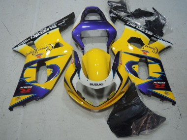 Carenados Moto Suzuki GSXR 600 2001-2003 - Amarillo Púrpura Negro Asequibles