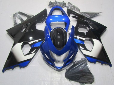 Carenados Moto Suzuki GSXR 600 2004-2005 - Azul Blanco Negro Asequibles