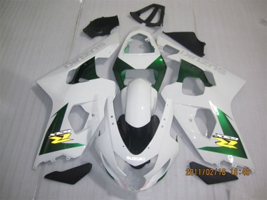 Carenados Moto Suzuki GSXR 600 2004-2005 - Blanco Verde Amarillo Negro Asequibles