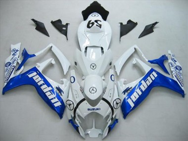 Carenados Moto Suzuki GSXR 600 2006-2007 - Blanco Azul Jordan 59 Asequibles