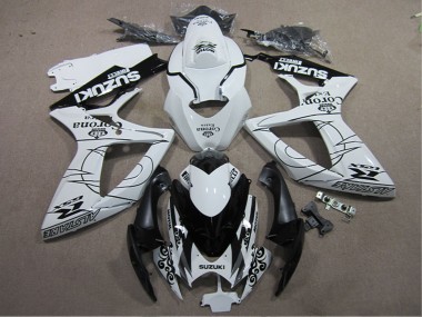 Carenados Moto Suzuki GSXR 600 2006-2007 - Blanco Negro Corona Extra Asequibles