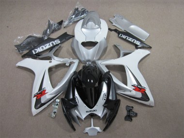 Carenados Moto Suzuki GSXR 600 2006-2007 - Blanco Plata Negro Brillante Rojo Asequibles