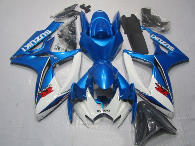 Carenado Moto Suzuki GSXR 600 2006-2007 - Blanco Azul Rojo Asequibles