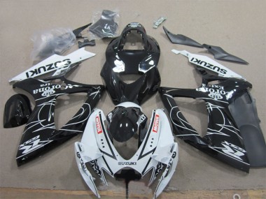 Carenados Moto Suzuki GSXR 600 2006-2007 - Blanco Negro Corona Extra Motul Asequibles
