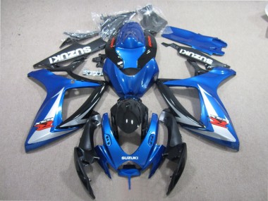 Carenados Moto Suzuki GSXR 600 2006-2007 - Azul Blanco Negro Brillante Rojo Asequibles