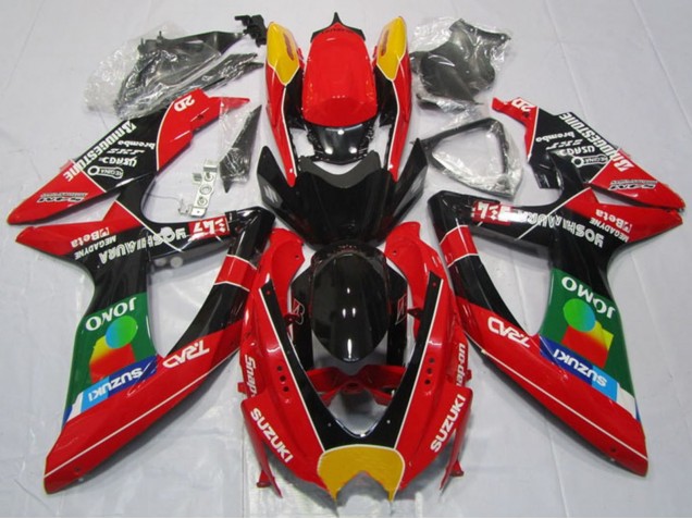 Carenados Moto Suzuki GSXR 600 2008-2010 - Rojo Naranja Azul Verde Negro JOMO Asequibles
