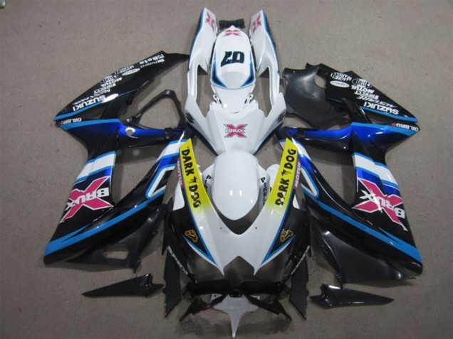Carenados Moto Suzuki GSXR 600 2008-2010 - Blanco Azul Negro Amarillo Dark Dog Rosa X Asequibles