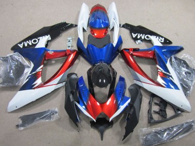 Carenados Moto Suzuki GSXR 600 2008-2010 - Blanco Rojo Azul Negro Rizoma Asequibles