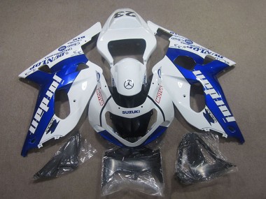 Carenados Moto Suzuki GSXR 750 2001-2003 - Blanco Azul Motul Jordan Asequibles
