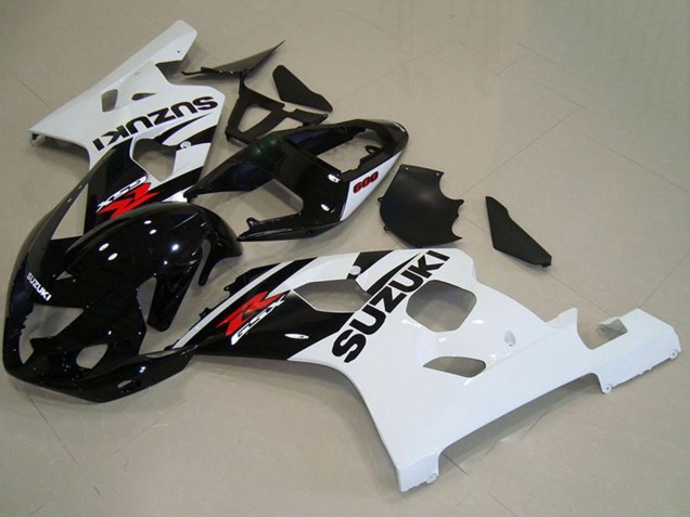 Carenados Moto Suzuki GSXR 750 2004-2005 - Negro Brillante Blanco Rojo Asequibles
