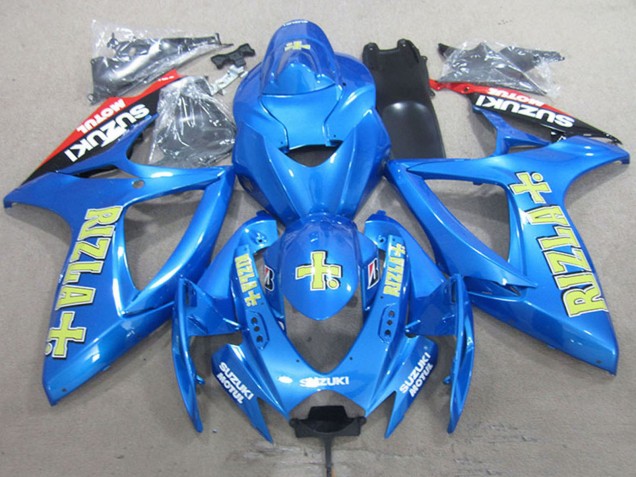 Carenados Moto Suzuki GSXR 750 2006-2007 - Azul Rojo Negro Oro Rizla Asequibles