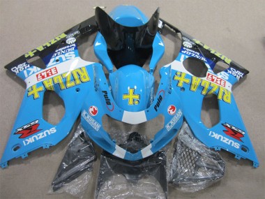 Carenados Moto Suzuki GSXR 1000 2000-2002 - Azul Amarillo Blanco Negro Rizla Asequibles