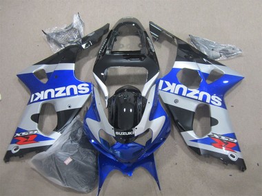 Carenados Moto Suzuki GSXR 1000 2000-2002 - Azul Plata Negro Rojo Blanco Calcomanía Asequibles