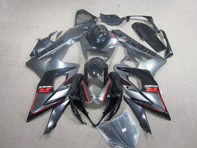 Kits Carenado Moto Suzuki GSXR 1000 2005-2006 - Negro Gris Rojo Asequibles