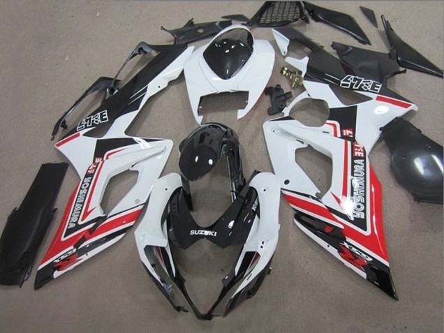 Carenados Moto Suzuki GSXR 1000 2005-2006 - Blanco Negro Rojo Yoshimura Asequibles