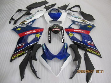 Carenados Moto Suzuki GSXR 1000 2005-2006 - Azul Blanco Rojo Negro Rockstar Asequibles