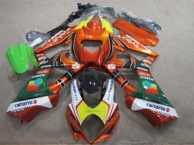 Carenados Moto Suzuki GSXR 1000 2007-2008 - Naranja Amarillo Blanco Rojo Verde Monstruo Asequibles