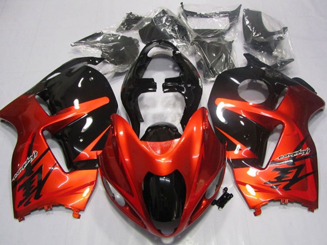 Carenados Moto Suzuki GSXR 1300 Hayabusa 1996-2007 - Naranja Negro Asequibles