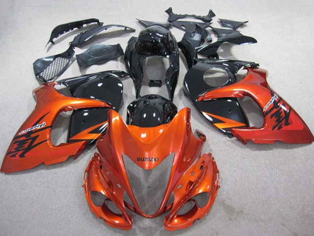 Carenados Moto Suzuki GSXR 1300 Hayabusa 2008-2020 - Naranja Negro Asequibles