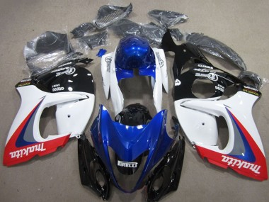Carenados Moto Suzuki GSXR 1300 Hayabusa 2008-2020 - Blanco Azul Rojo Makita Asequibles