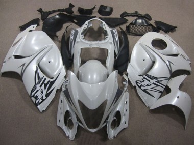 Carenados Moto Suzuki GSXR 1300 Hayabusa 2008-2020 - Blanco Negro Asequibles