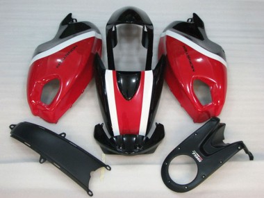 Kits Carenado Moto Ducati Monster 696 2008-2012 - Blanco Rojo Negro Brillante Asequibles