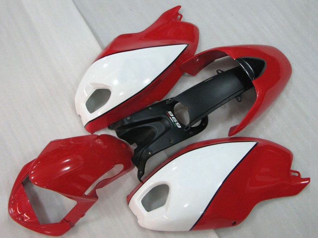 Carenados Moto Ducati Monster 696 2008-2012 - Blanco Rojo Asequibles